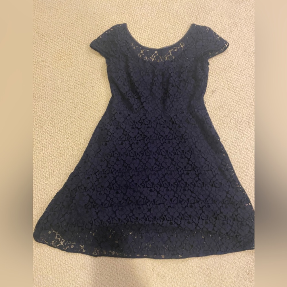 Navy White House Black Market Dress size 10